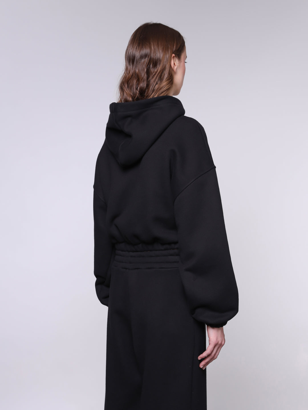WOMEN'S CROPPED ZIP 500 GSM