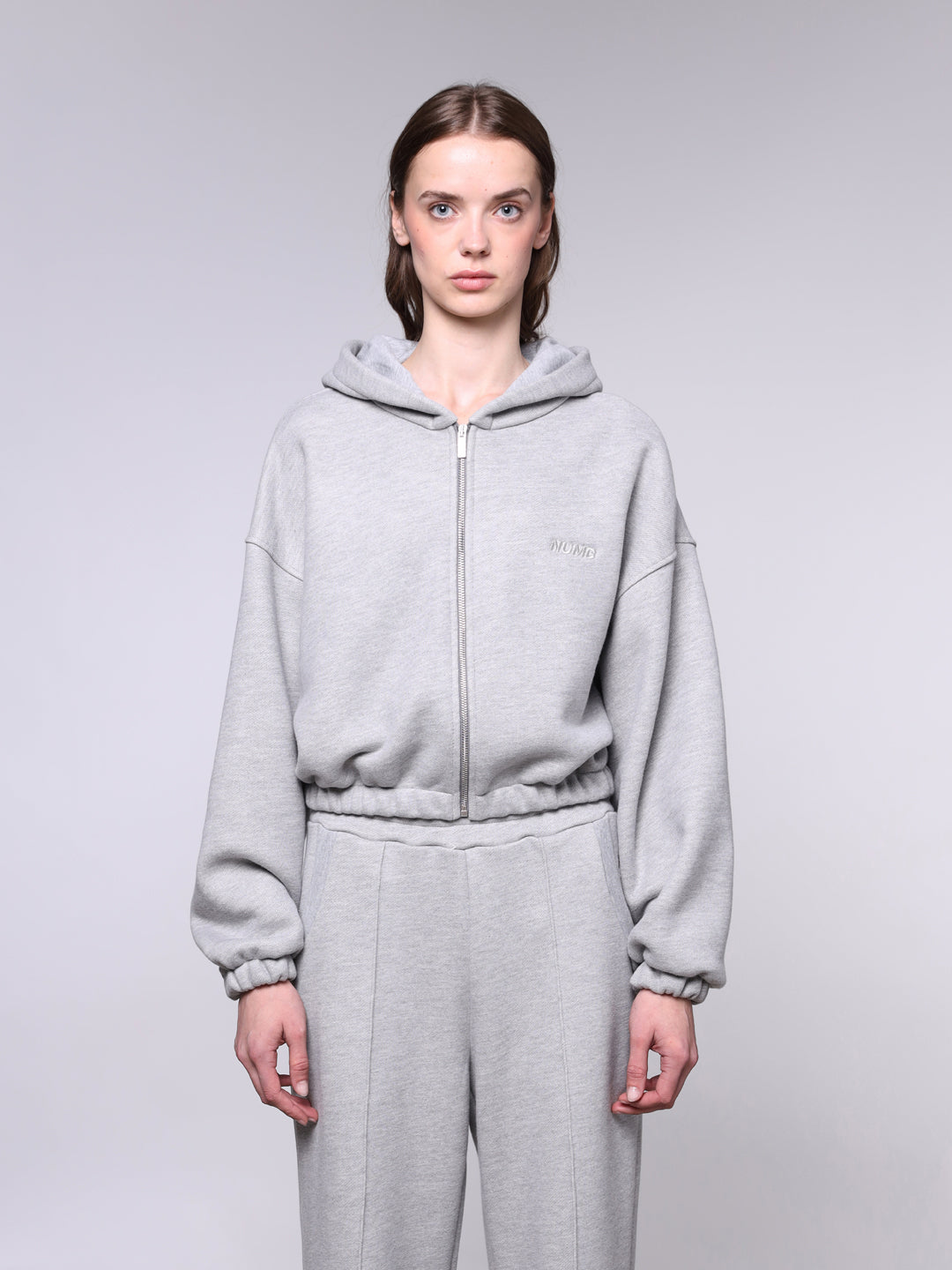 WOMEN'S CROPPED ZIP 500 GSM