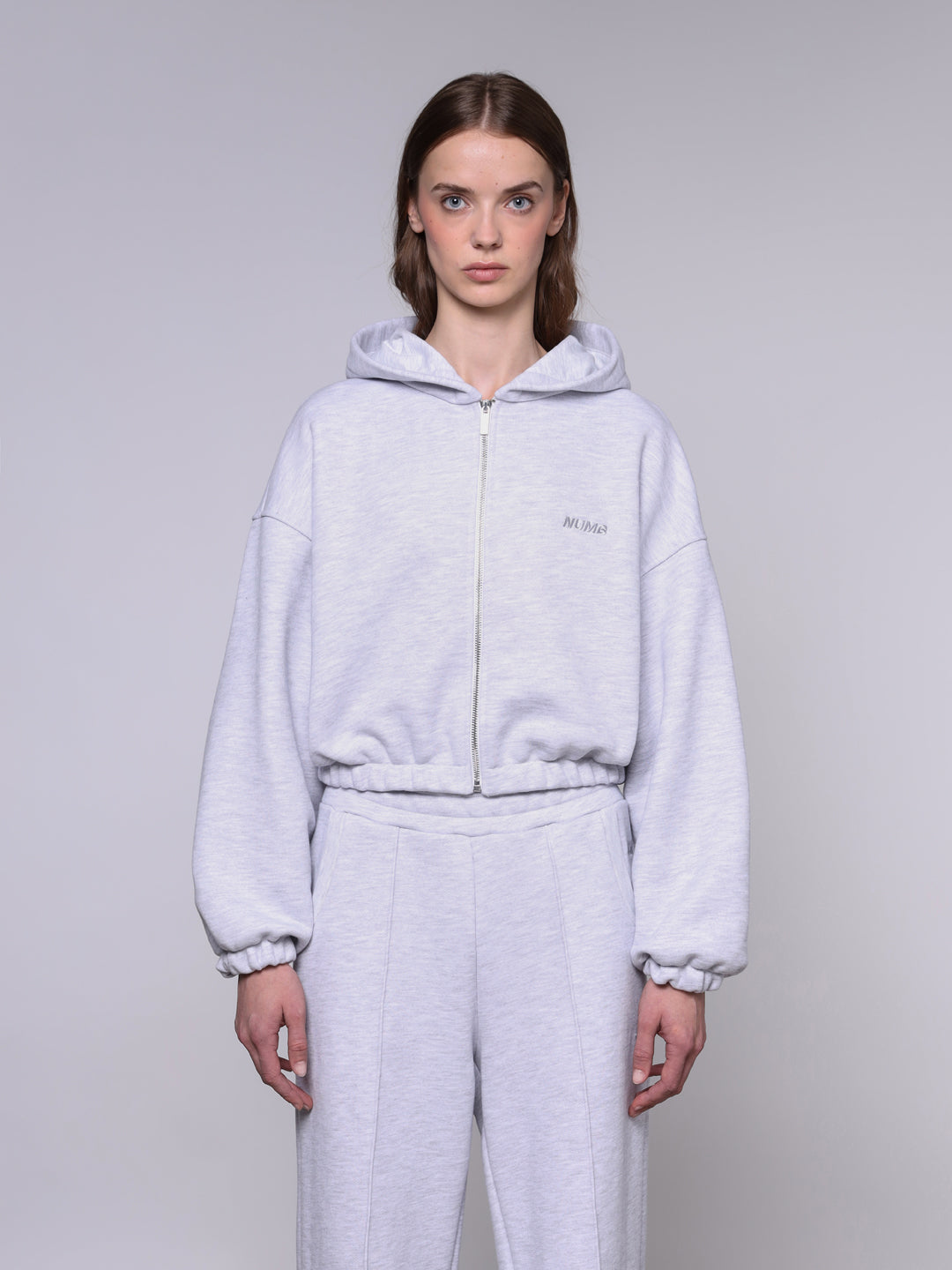 WOMEN'S CROPPED ZIP 500 GSM