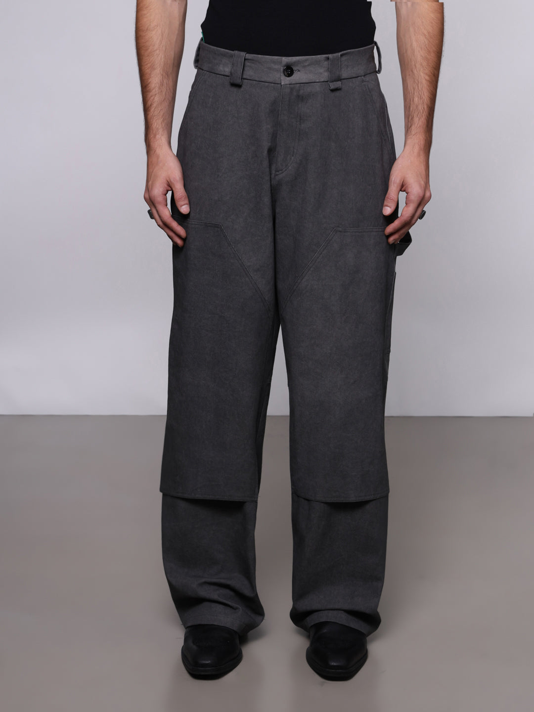 COTTON DRILL DOUBLE KNEE PANTS