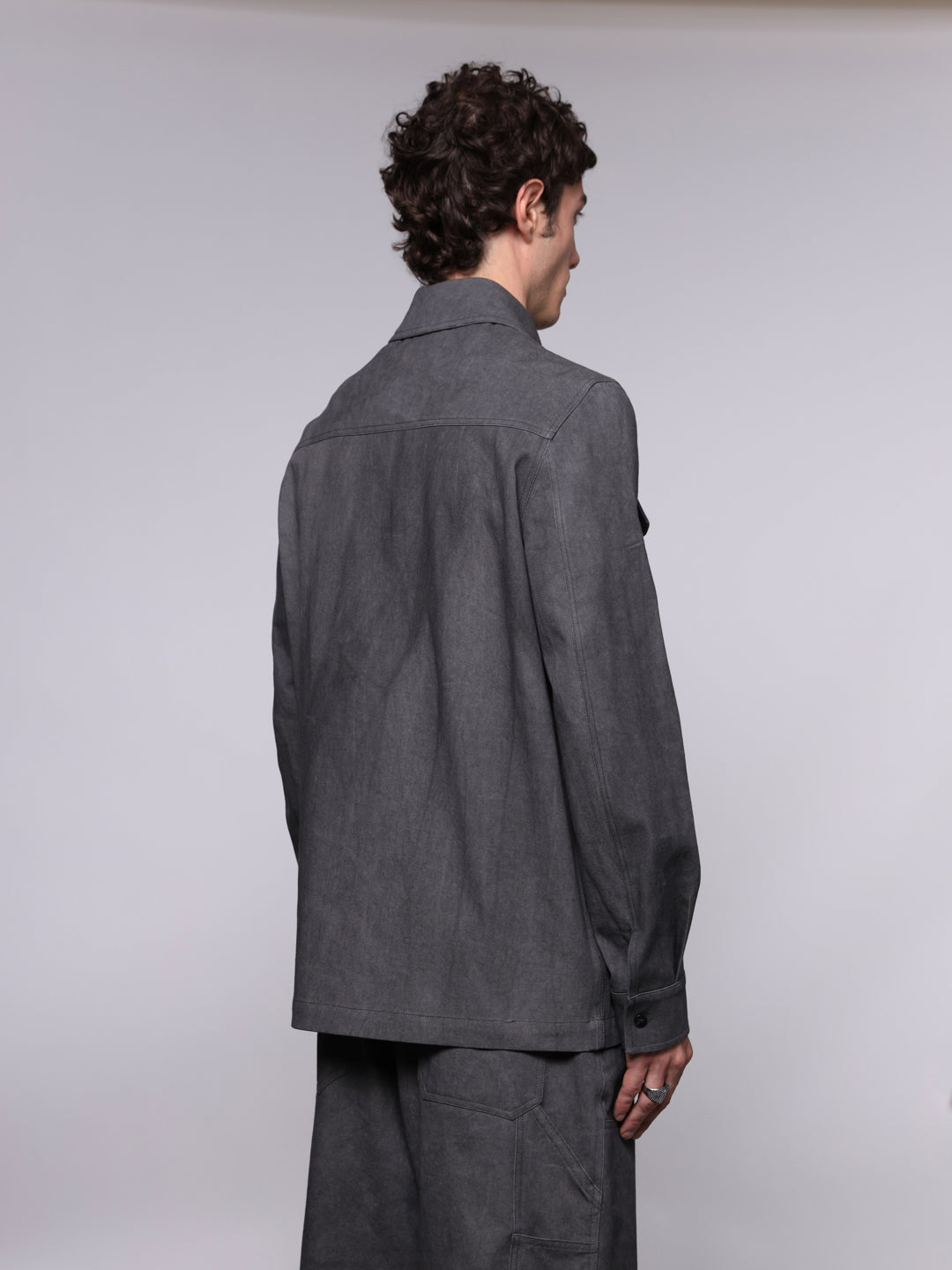 COTTON DRILL OVERSHIRT JACKET
