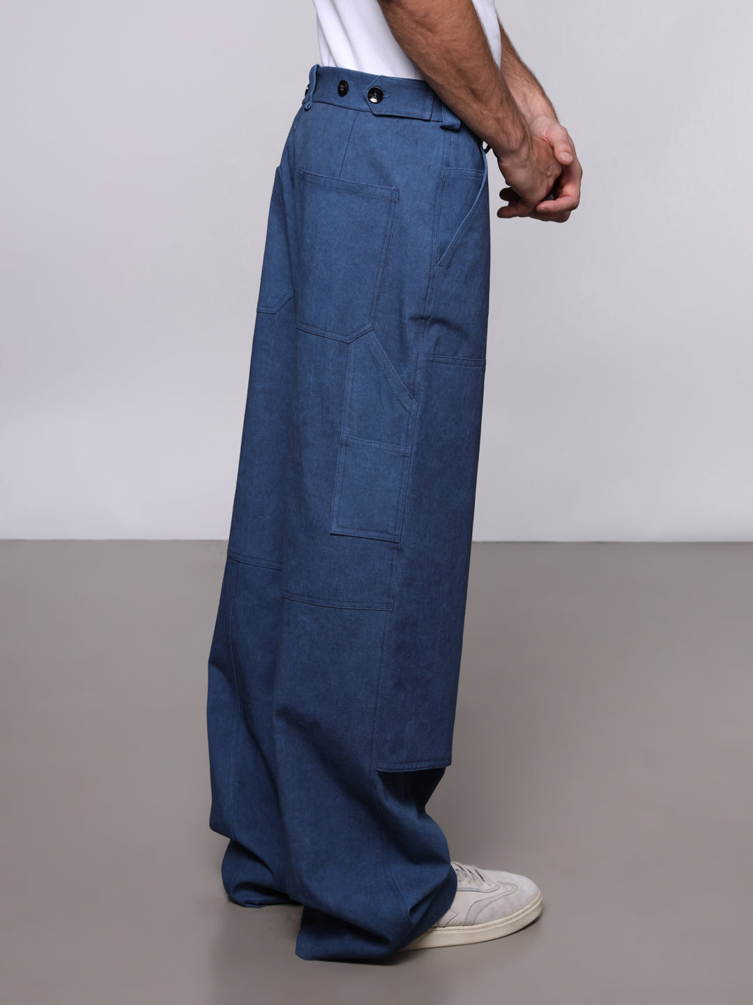 COTTON DRILL DOUBLE KNEE PANTS