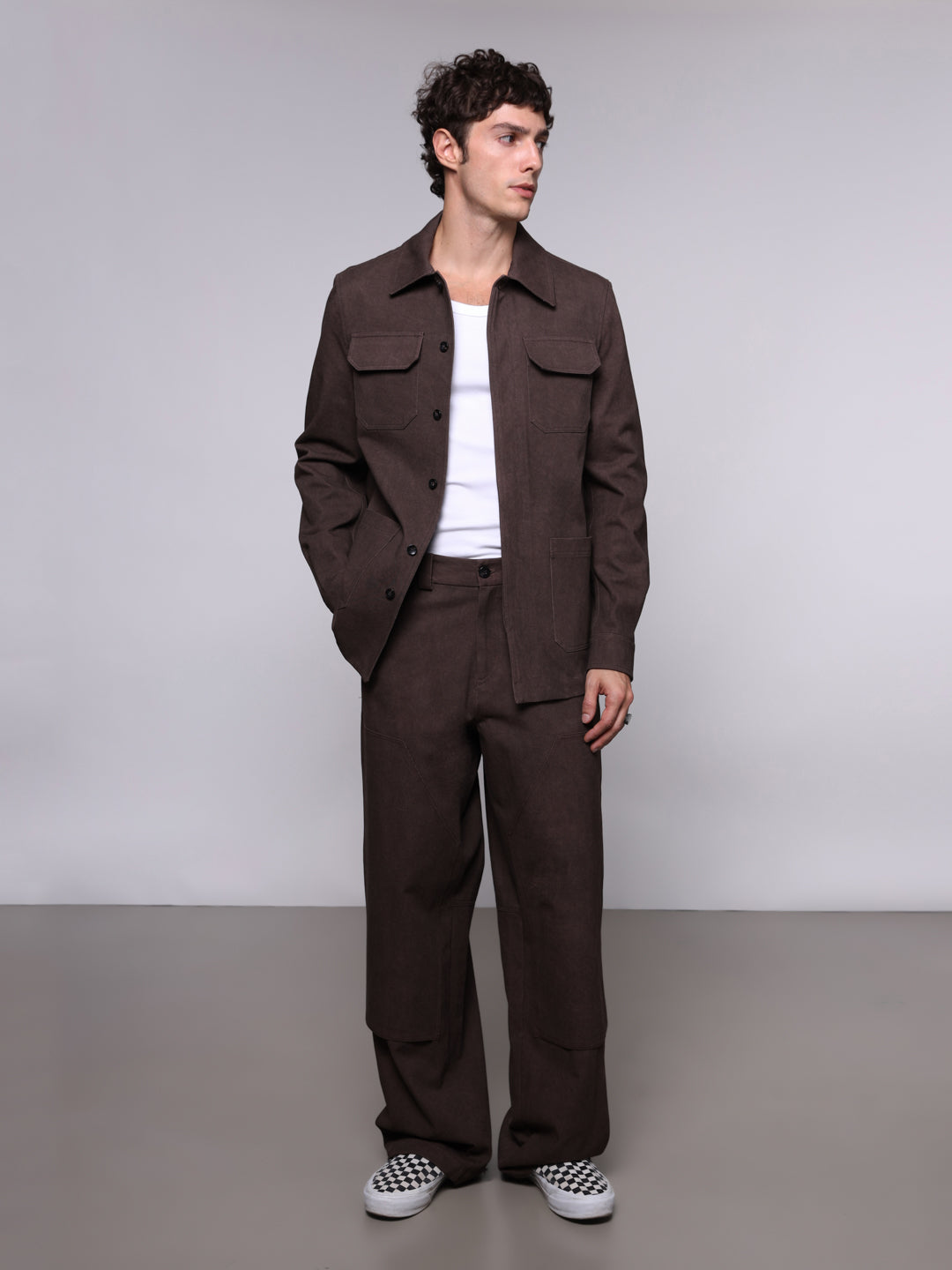 COTTON DRILL OVERSHIRT JACKET