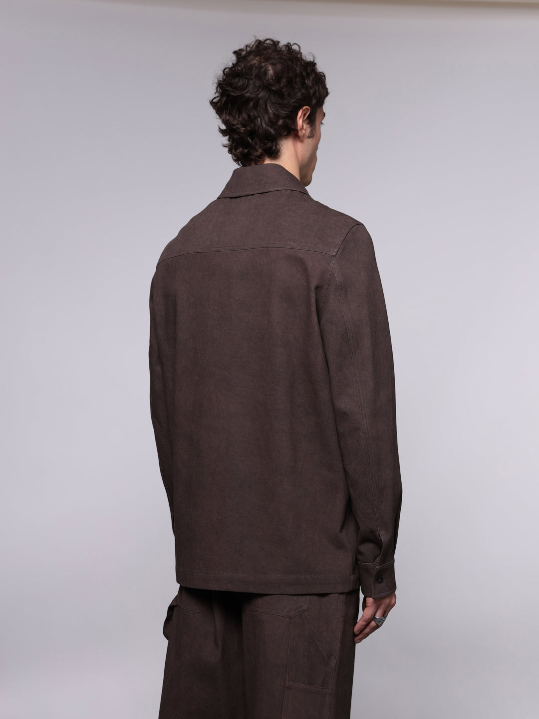 COTTON DRILL OVERSHIRT JACKET