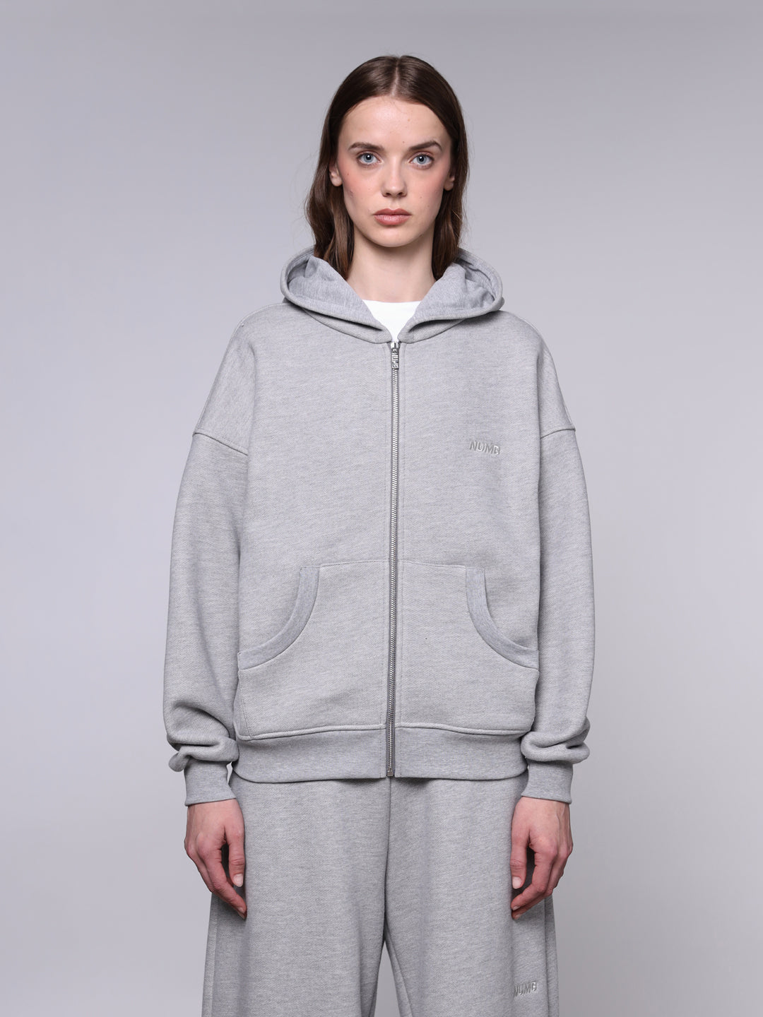 WOMEN'S ZIP HOODIE 500 GSM