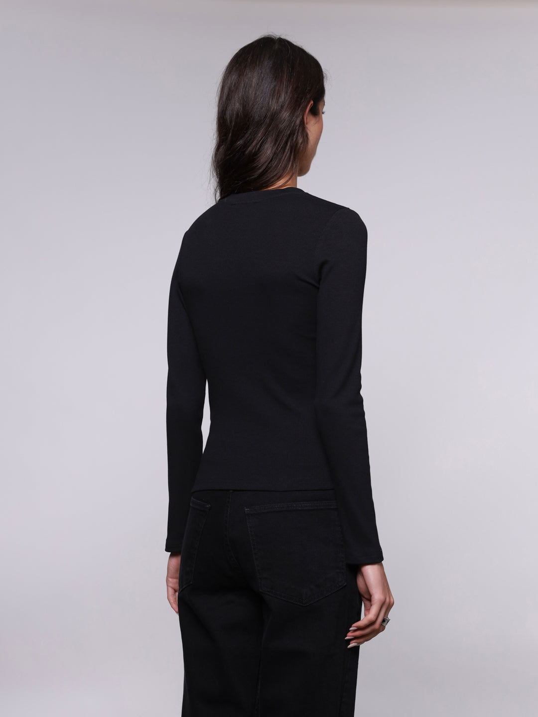 WOMEN'S RIBBED SERAFINO LONG SLEEVE