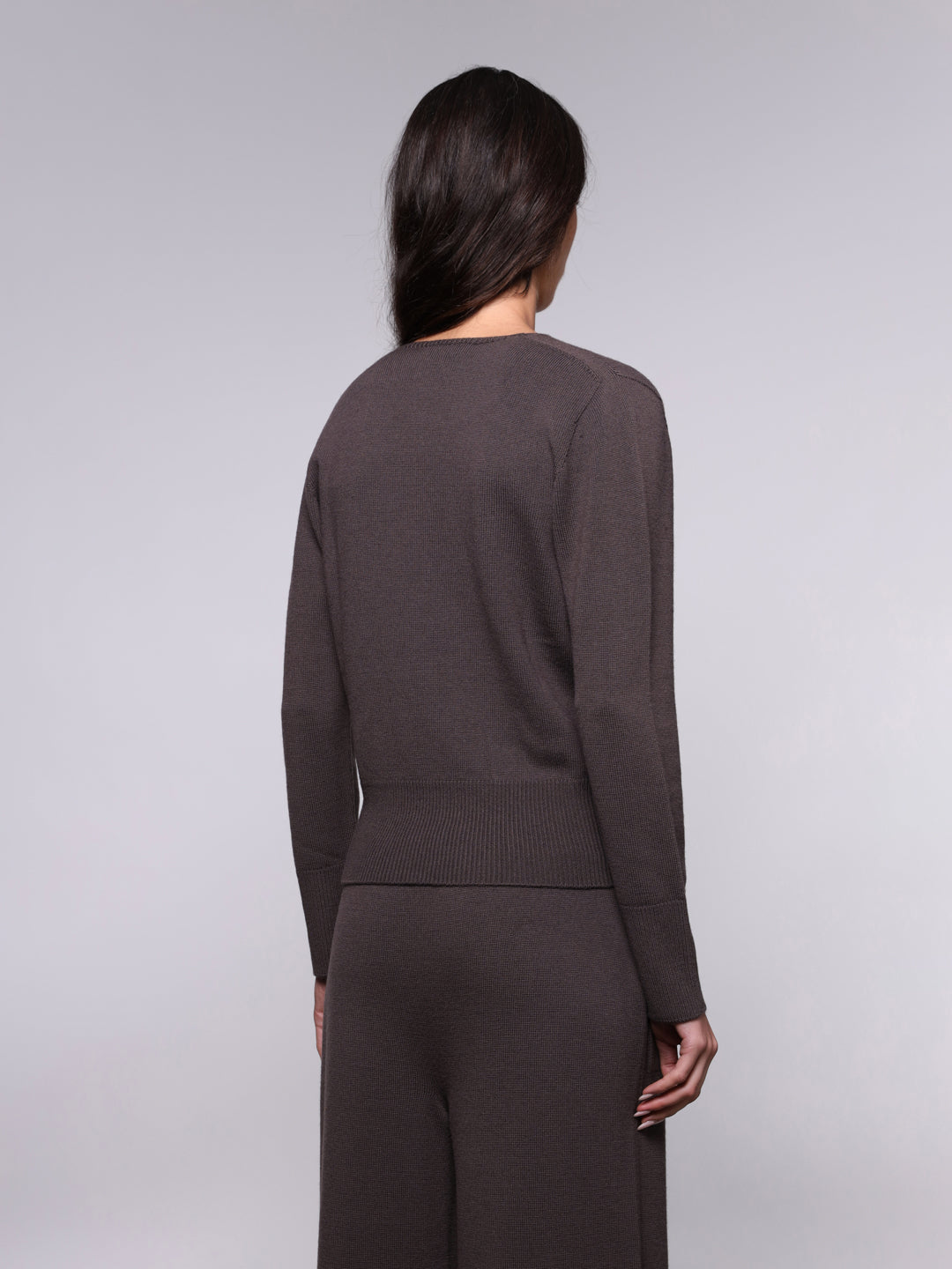 WOMEN'S WOOL WRAP KNIT SWEATER