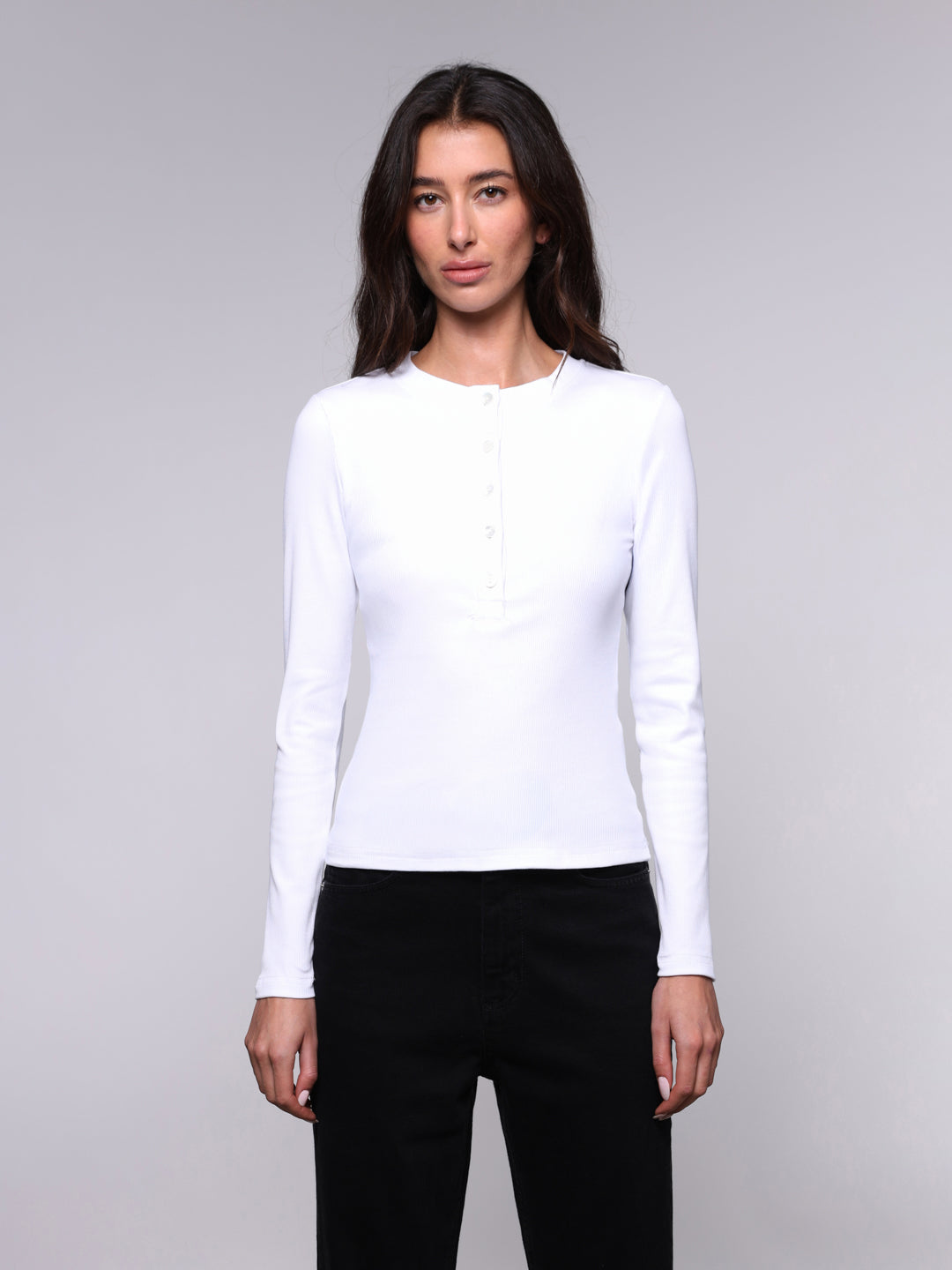 WOMEN'S RIBBED SERAFINO LONG SLEEVE