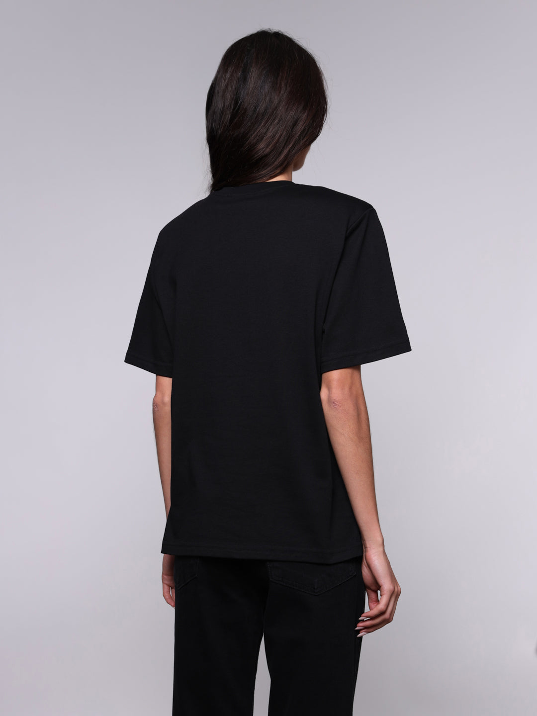WOMEN'S PADDED SHOULDERS T-SHIRT