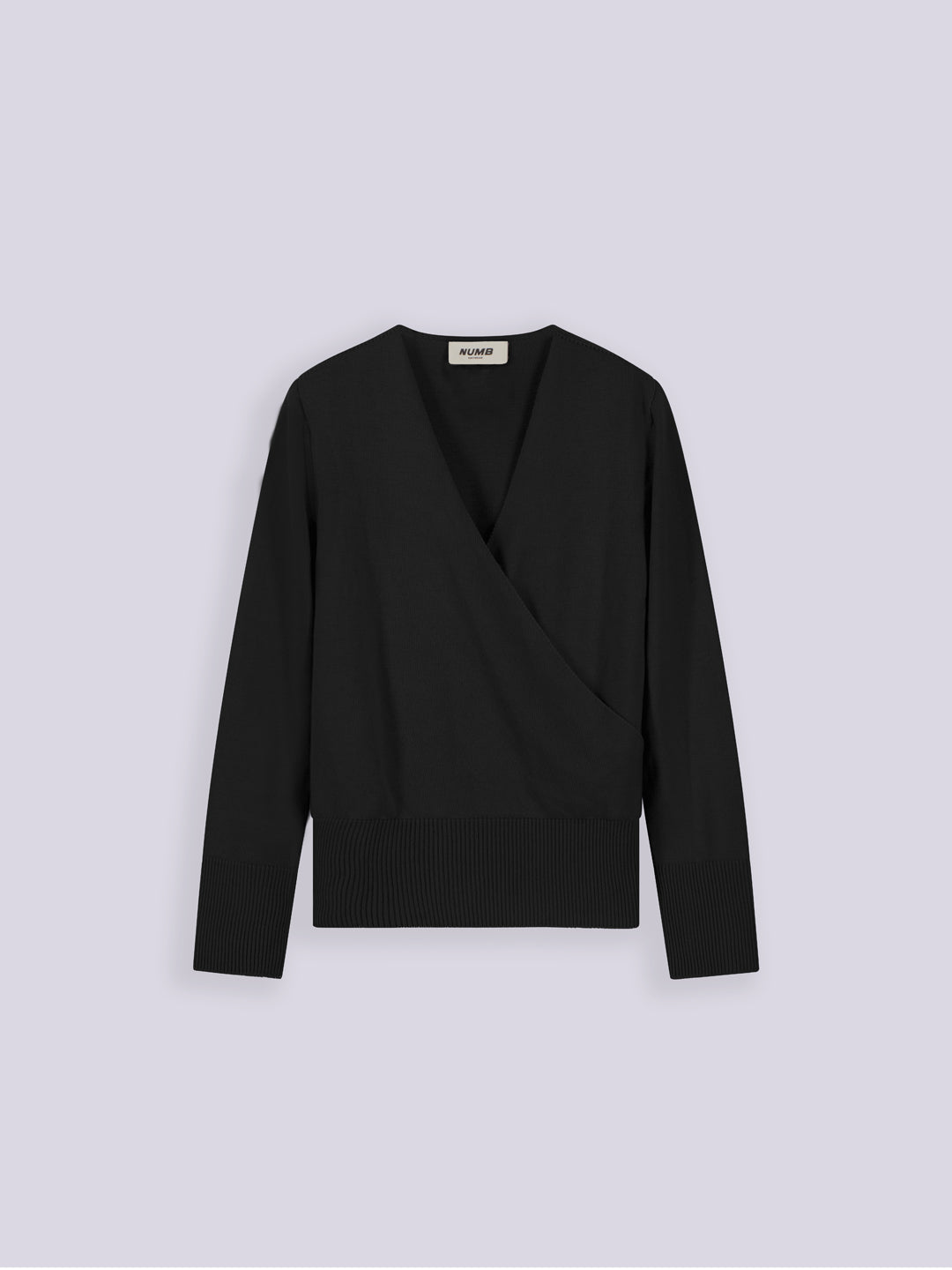 WOMEN'S WOOL WRAP KNIT SWEATER