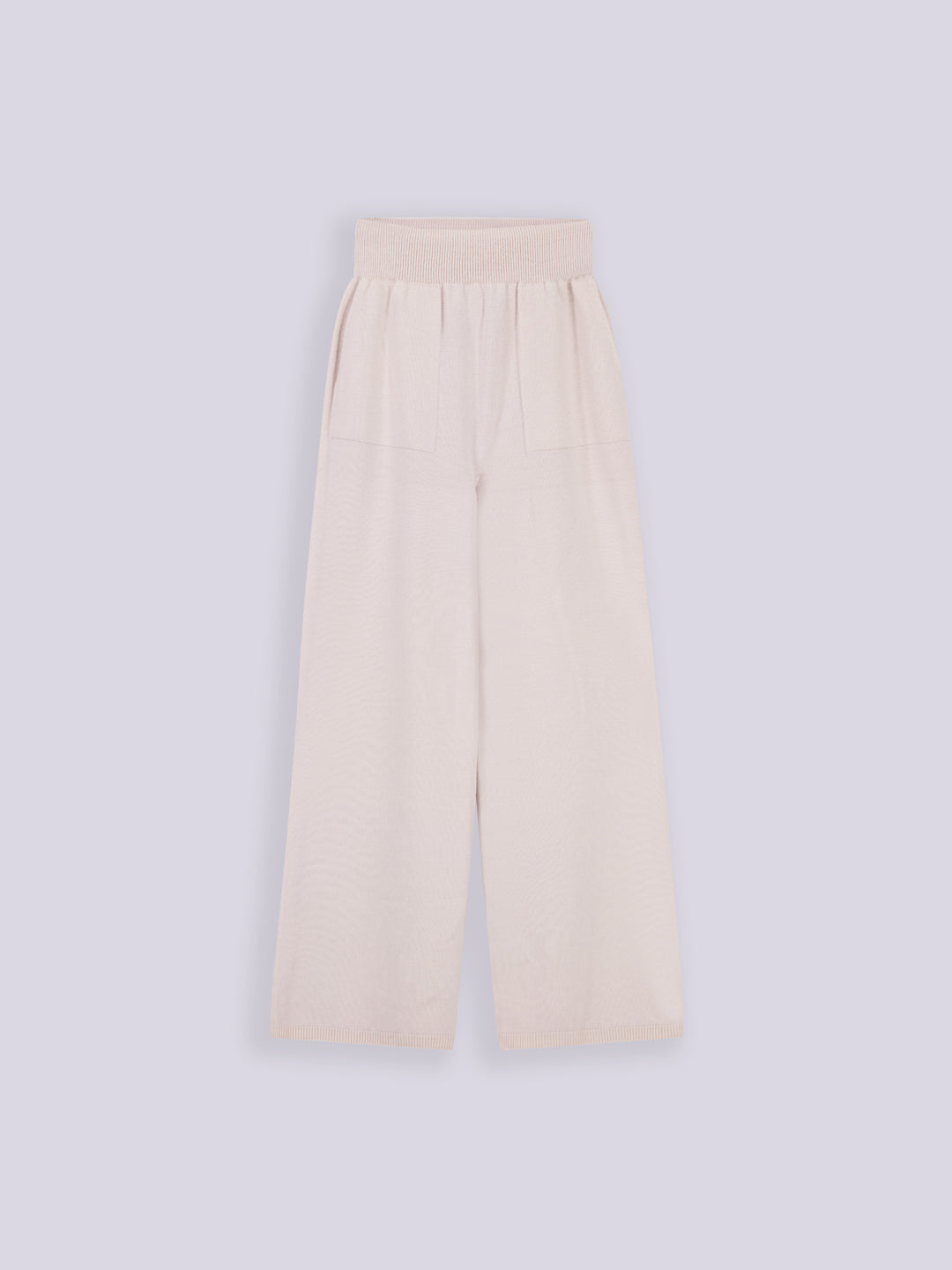 WOMEN'S WOOL KNIT PALAZZO PANTS