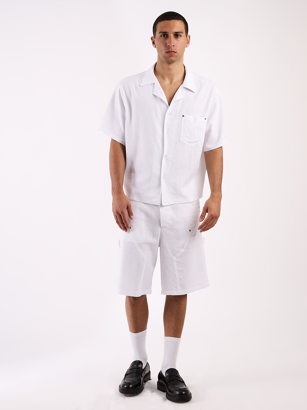 LINEN SHORTS