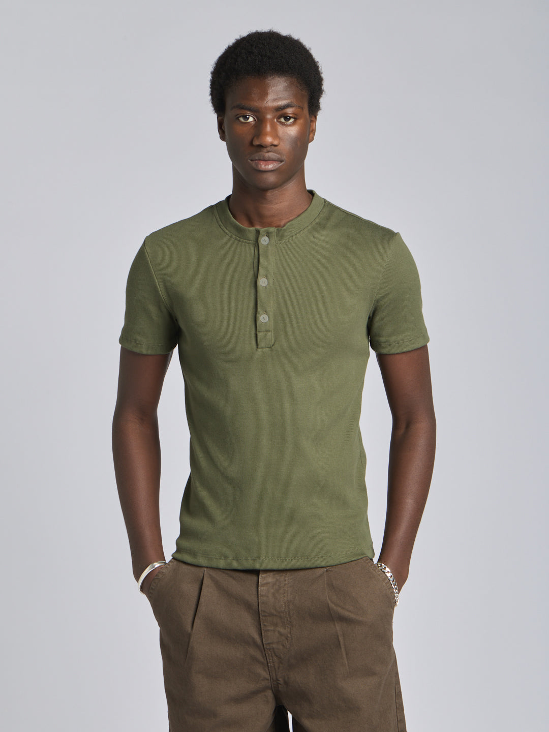 SHORTS - SLEEVE RIBBED SERAFINO