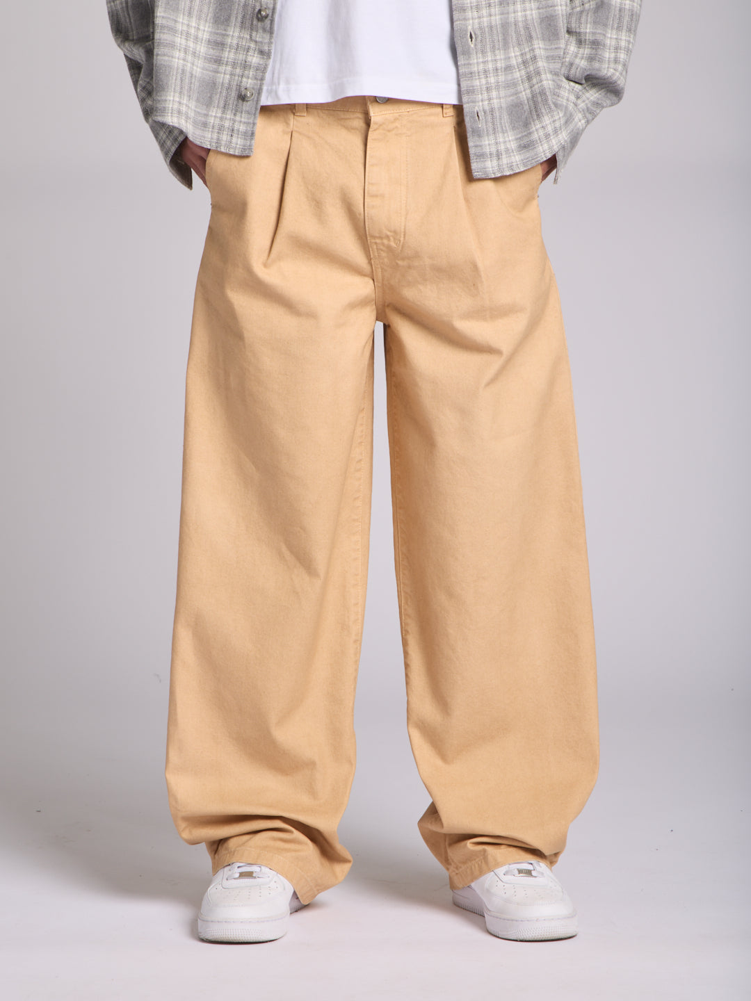 CANVAS PINCE TROUSERS
