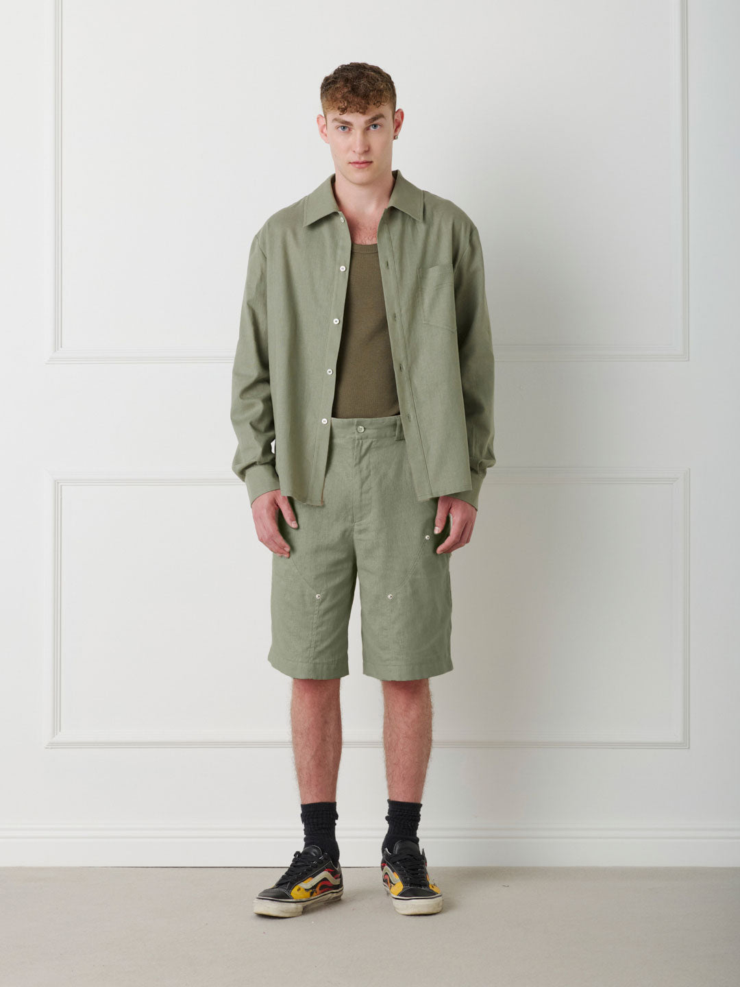 OASI - LINEN CARPENTER SHORTS