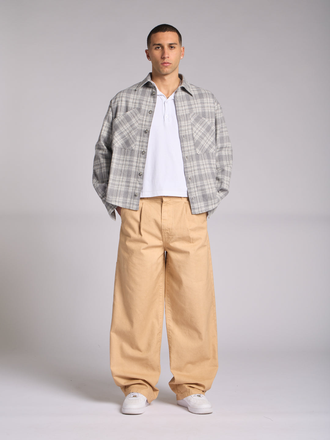 CANVAS PINCE TROUSERS