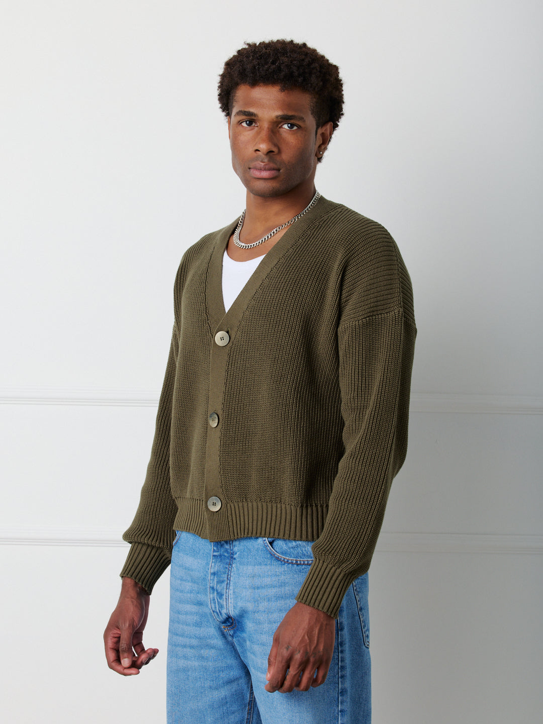 CARDIGAN COTTON SWEATER