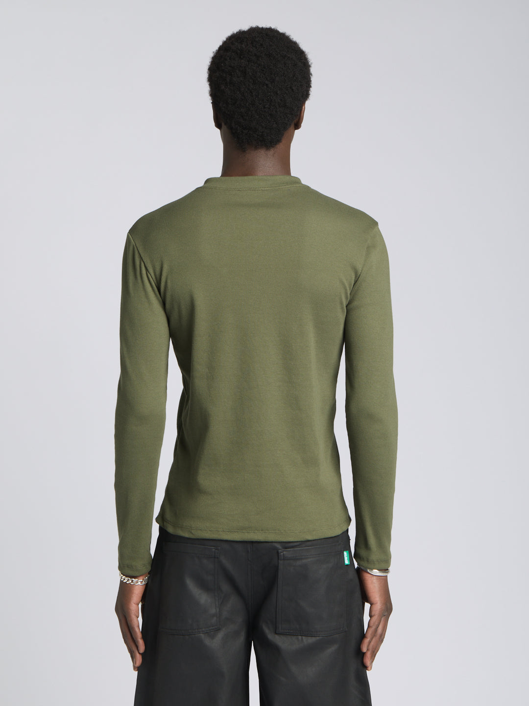 LONG-SLEEVED RIBBED SERAFINO