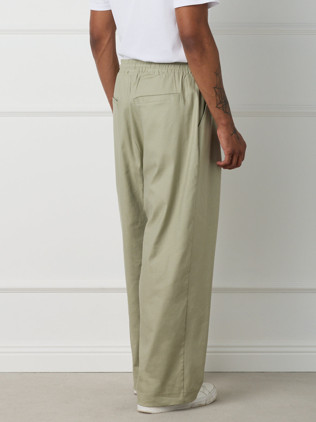DUNE - LINEN COTTON BIGGY TROUSERS