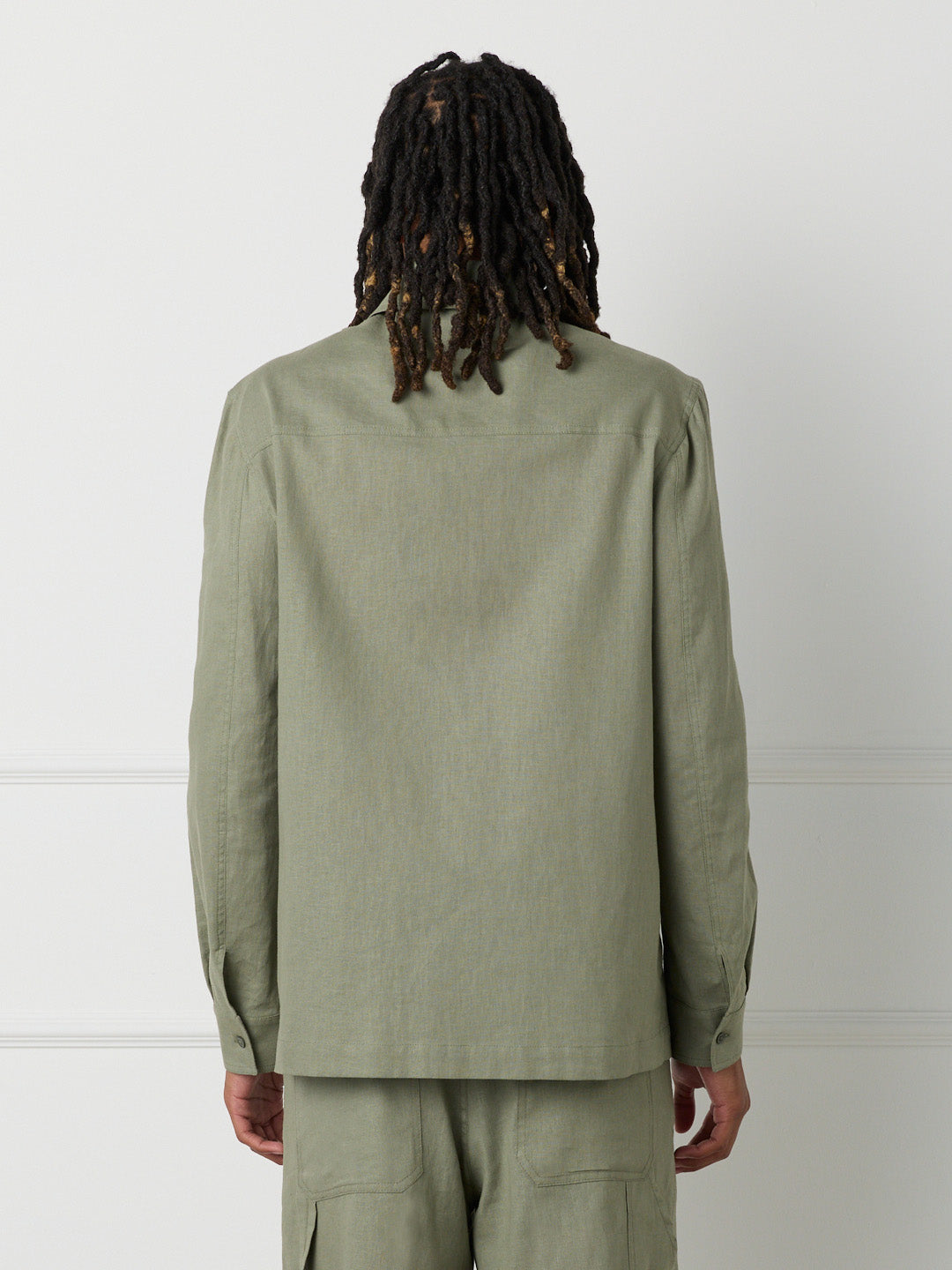 SAHARA - MAXI POCKET LINEN SHIRT