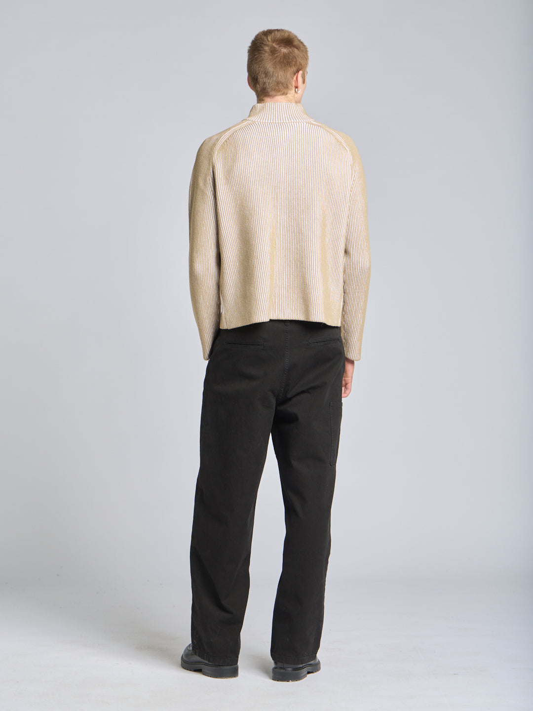 FULL ZIP COTTON SWEATER