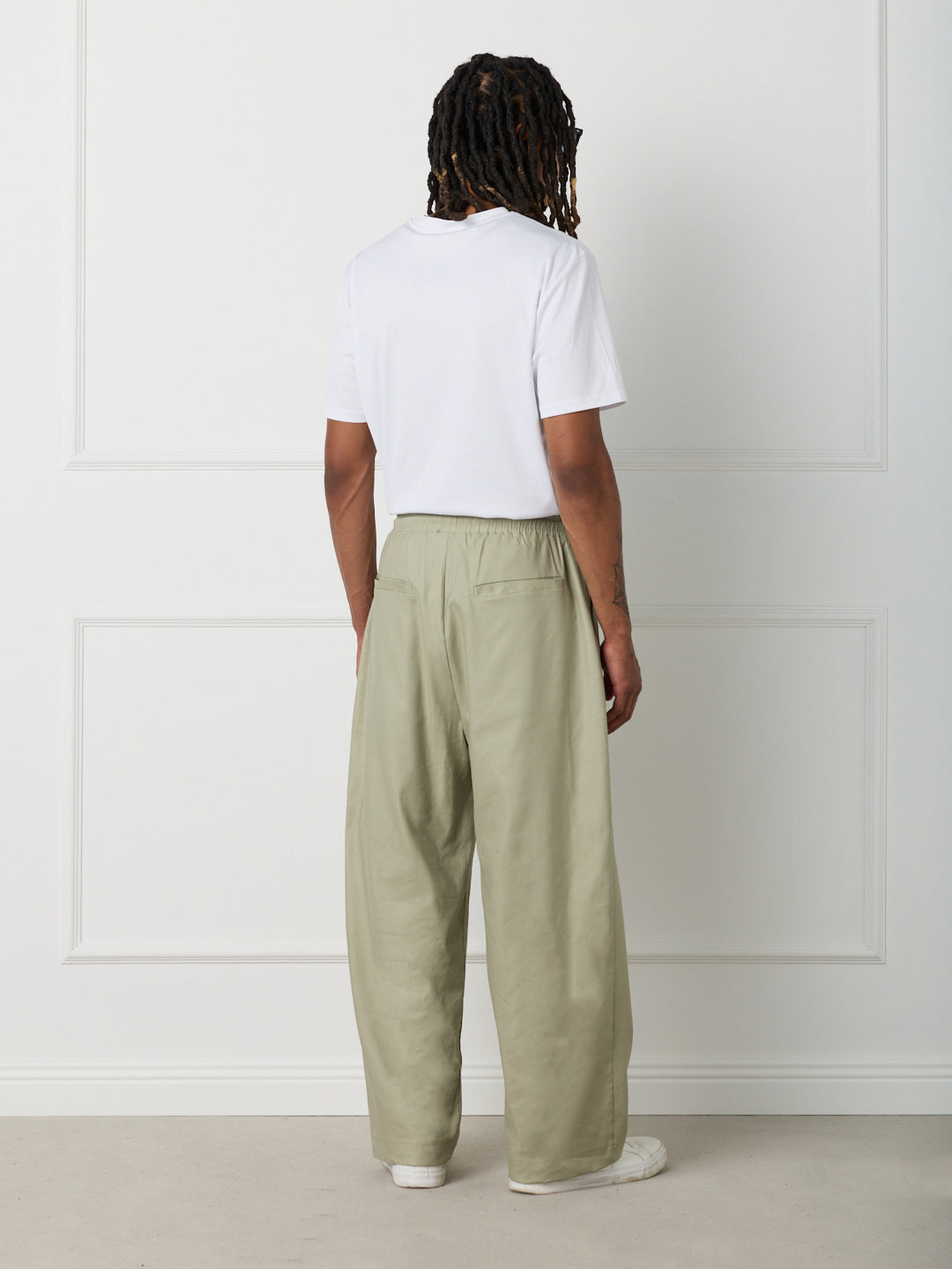 DUNE - LINEN COTTON BIGGY TROUSERS