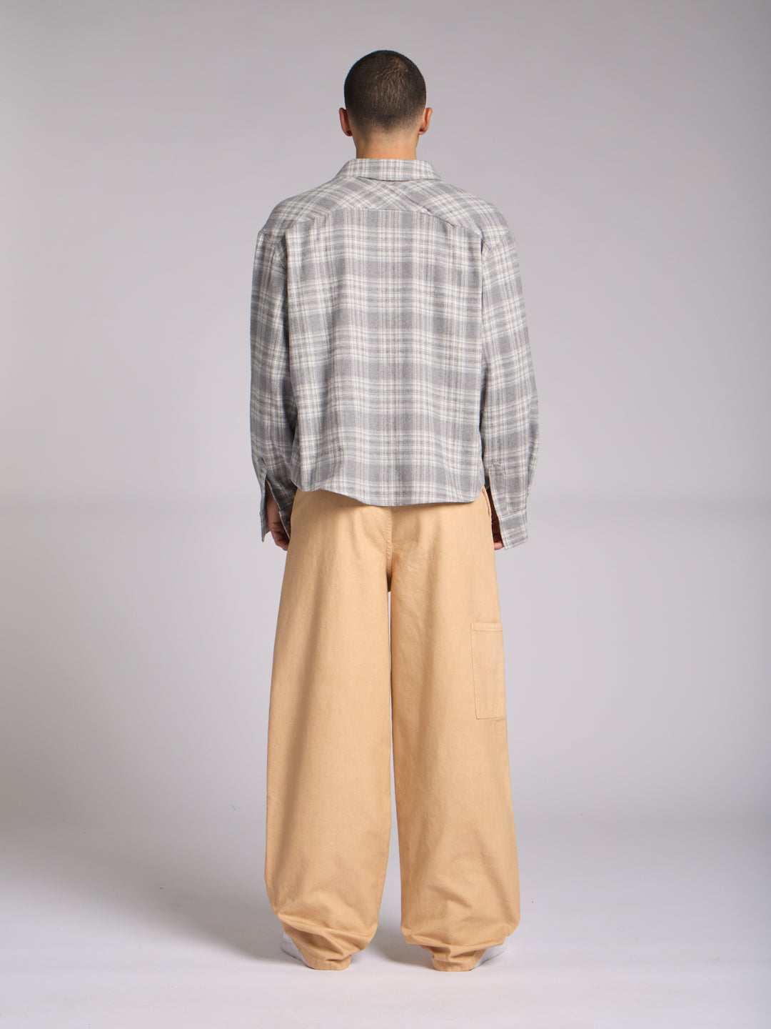 CANVAS PINCE TROUSERS