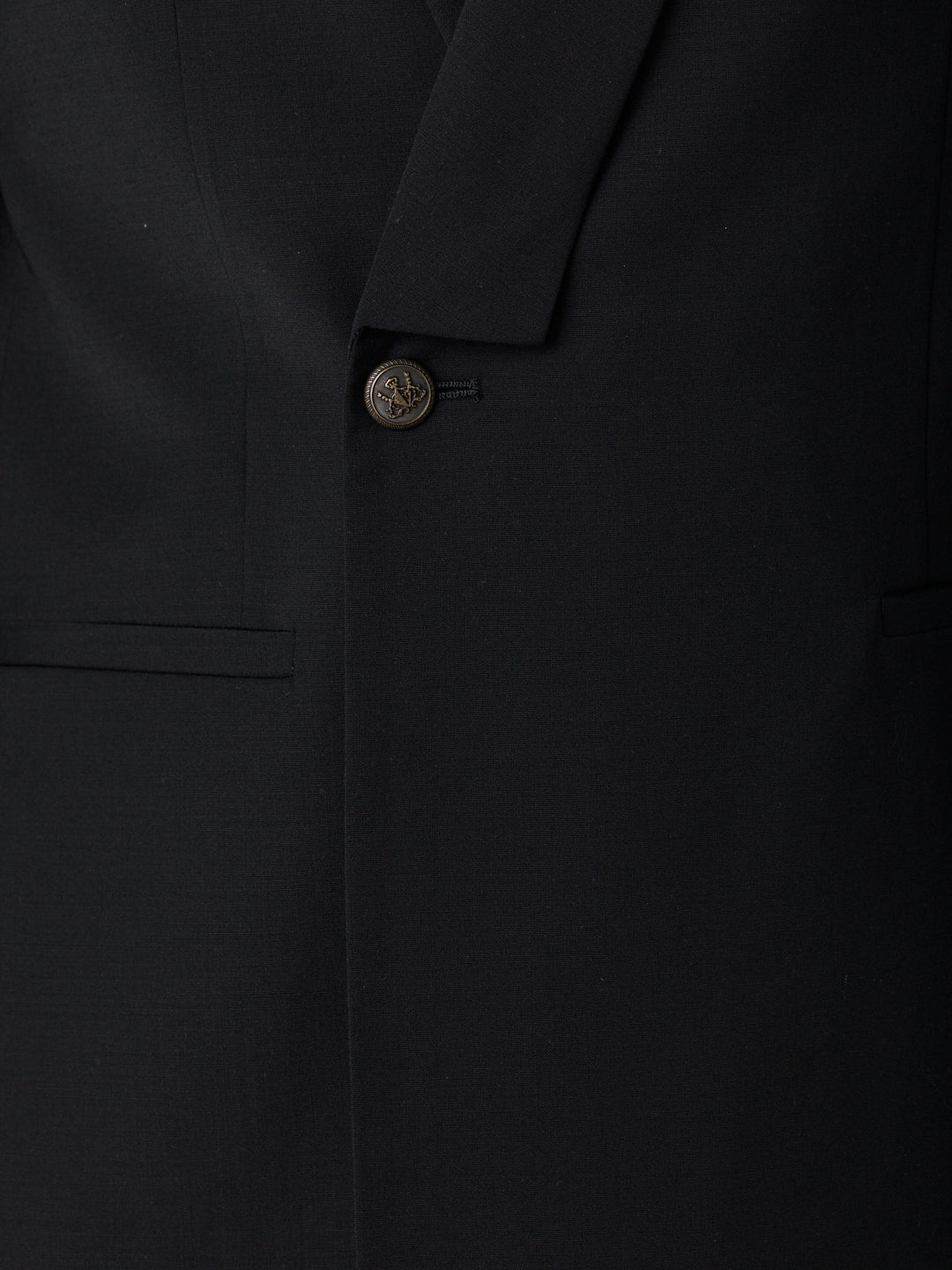 DOUBLE-BREASTED SHAWL COLLAR BLAZER
