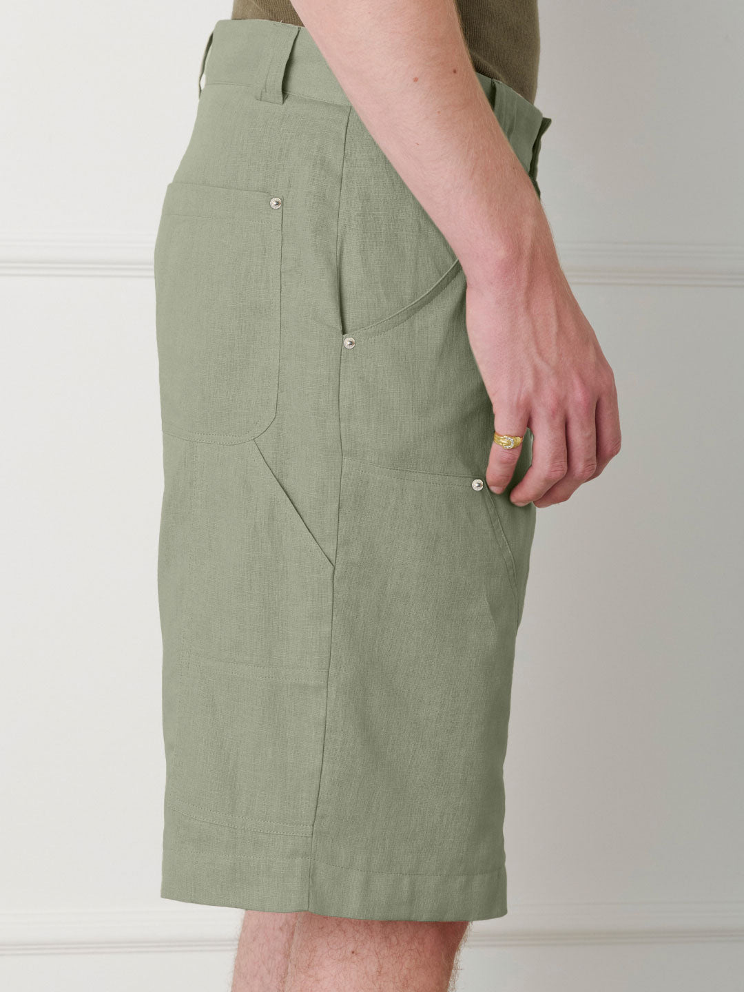 OASI - LINEN CARPENTER SHORTS
