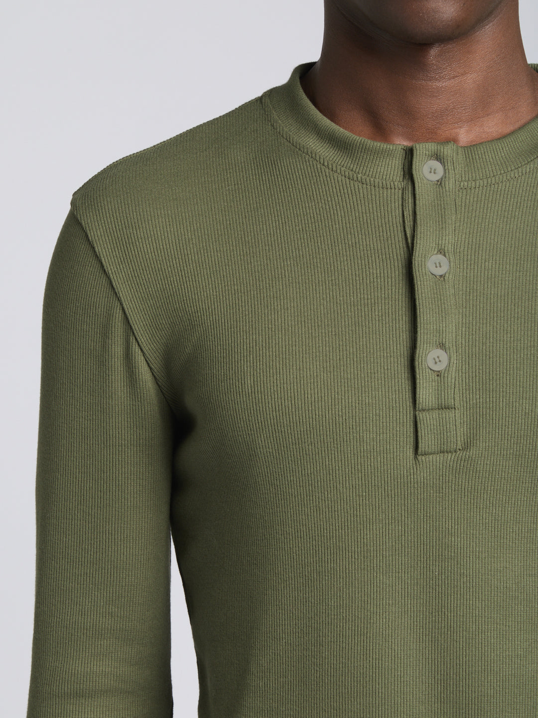 LONG-SLEEVED RIBBED SERAFINO