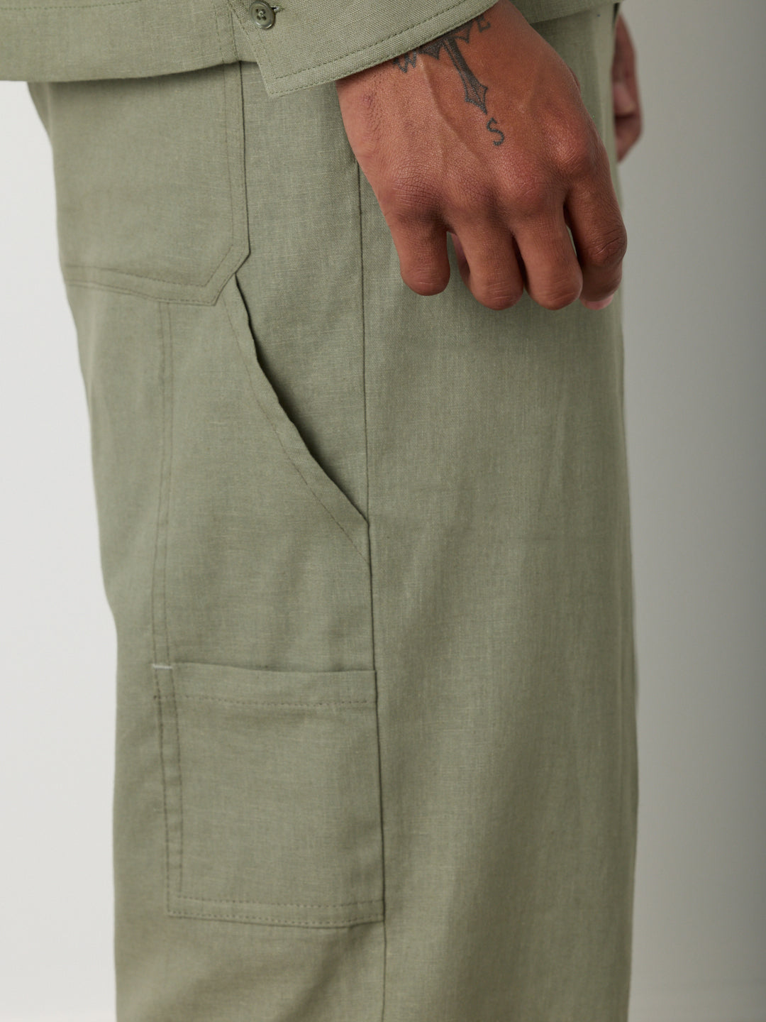 SAHARA - CARPENTER LINEN PANTS