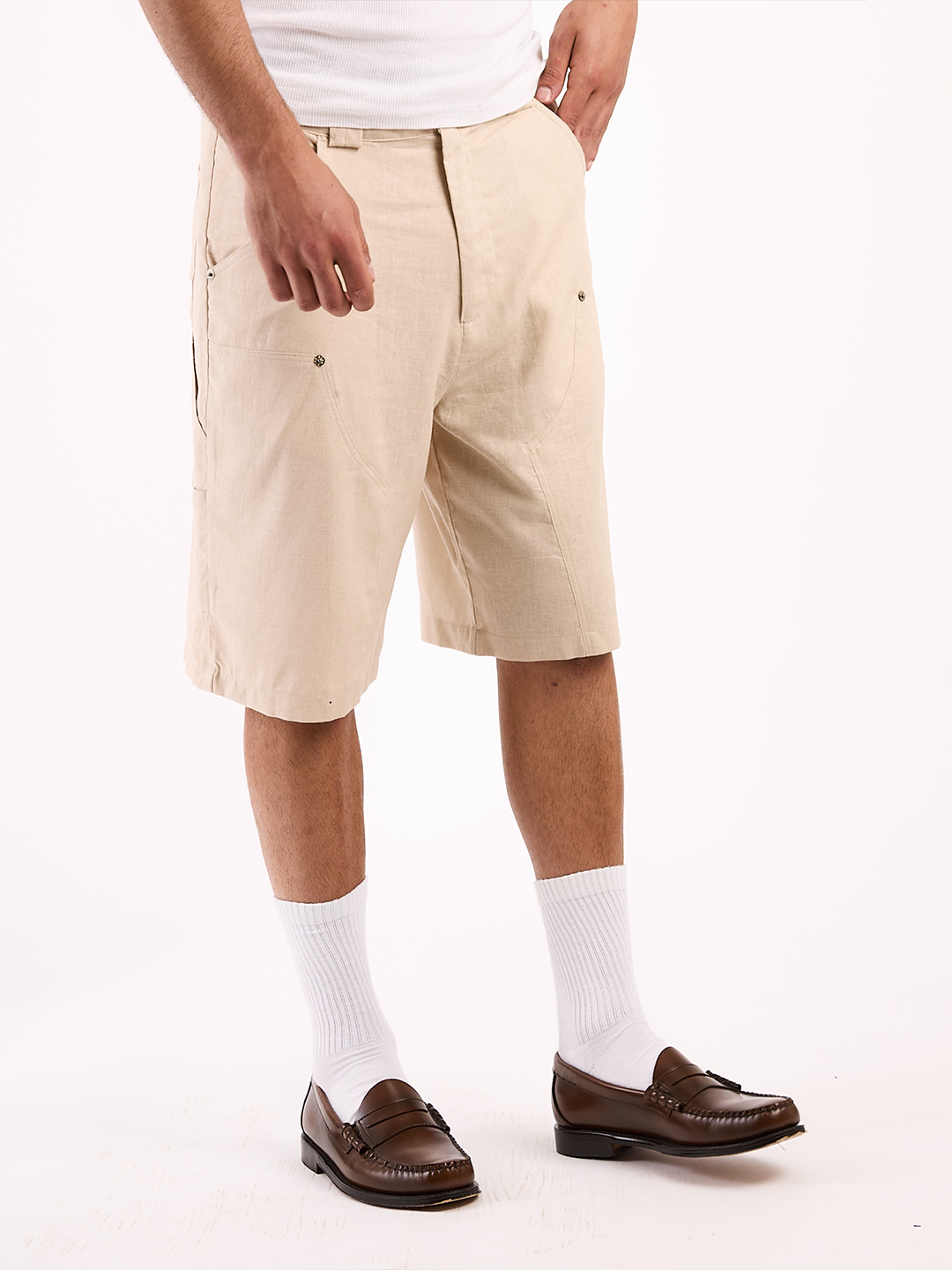 LINEN SHORTS