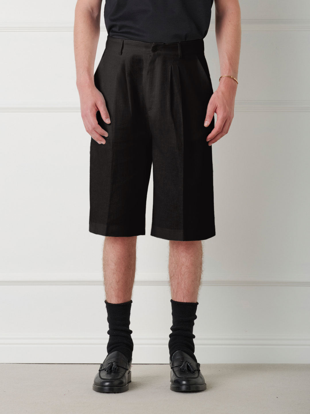 LINEN SHORTS