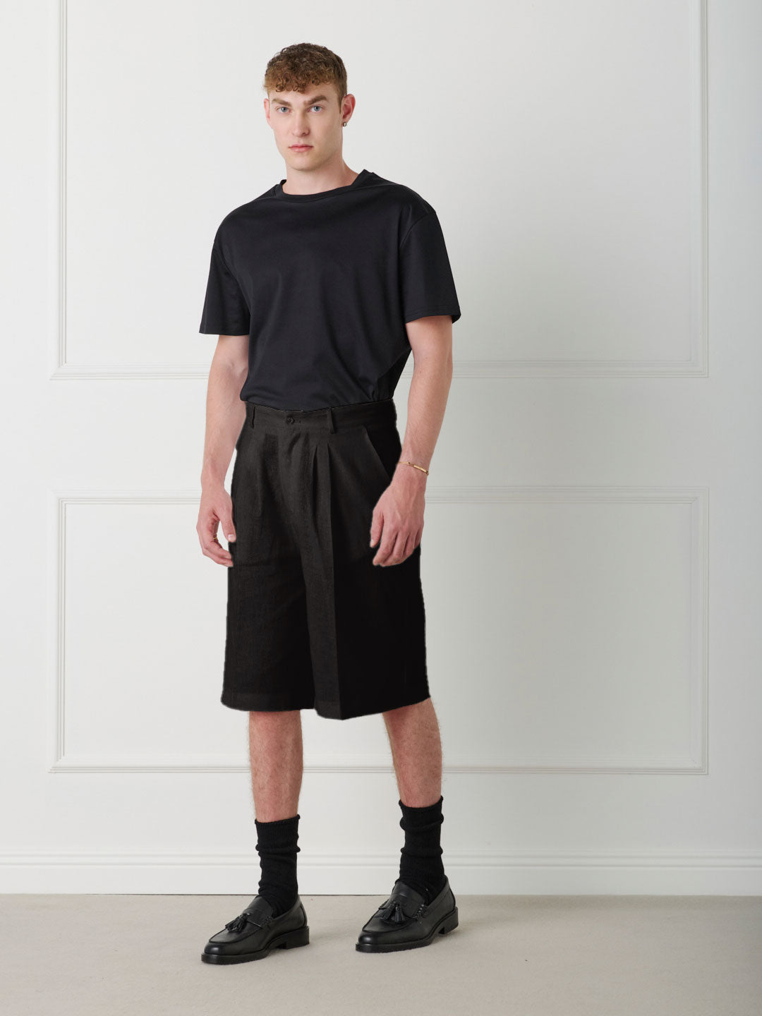 LINEN SHORTS