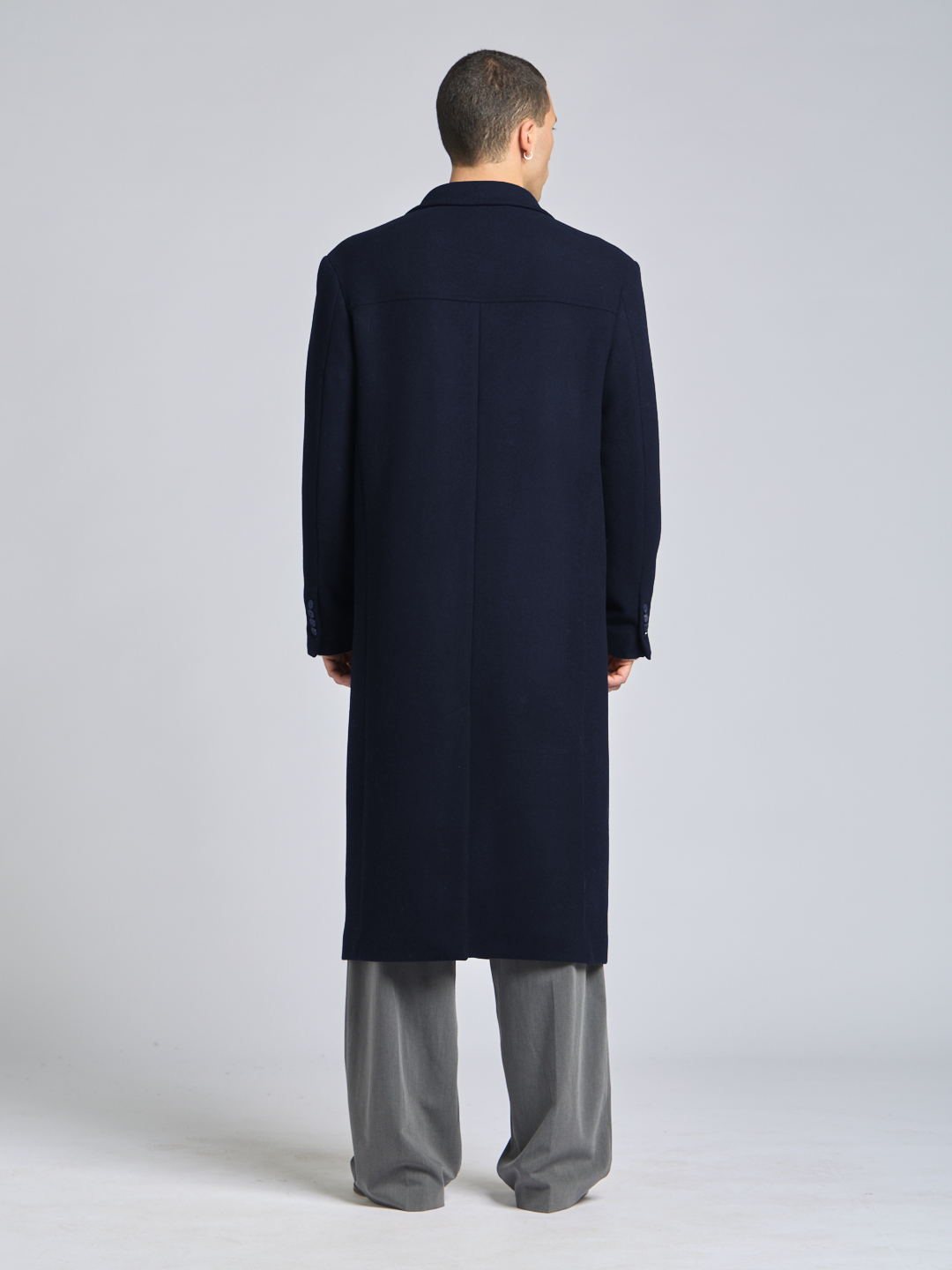 SINGLE WOOL COAT