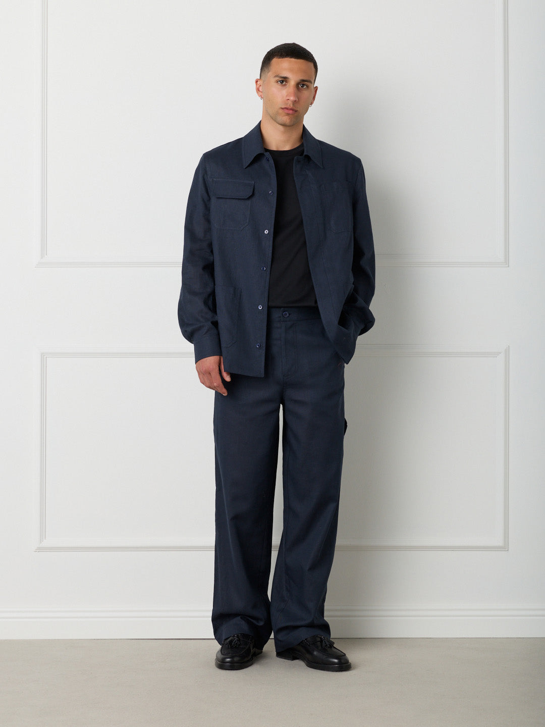 SAHARA - MAXI POCKET LINEN SHIRT