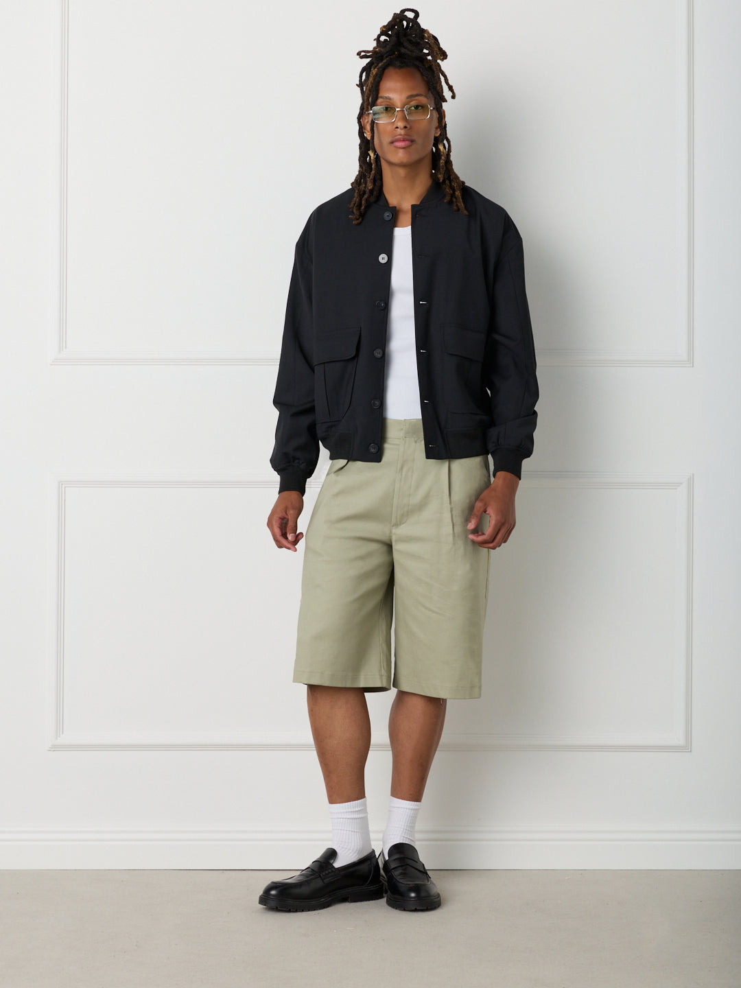 DUNE - LINEN COTTON PINCE SHORTS