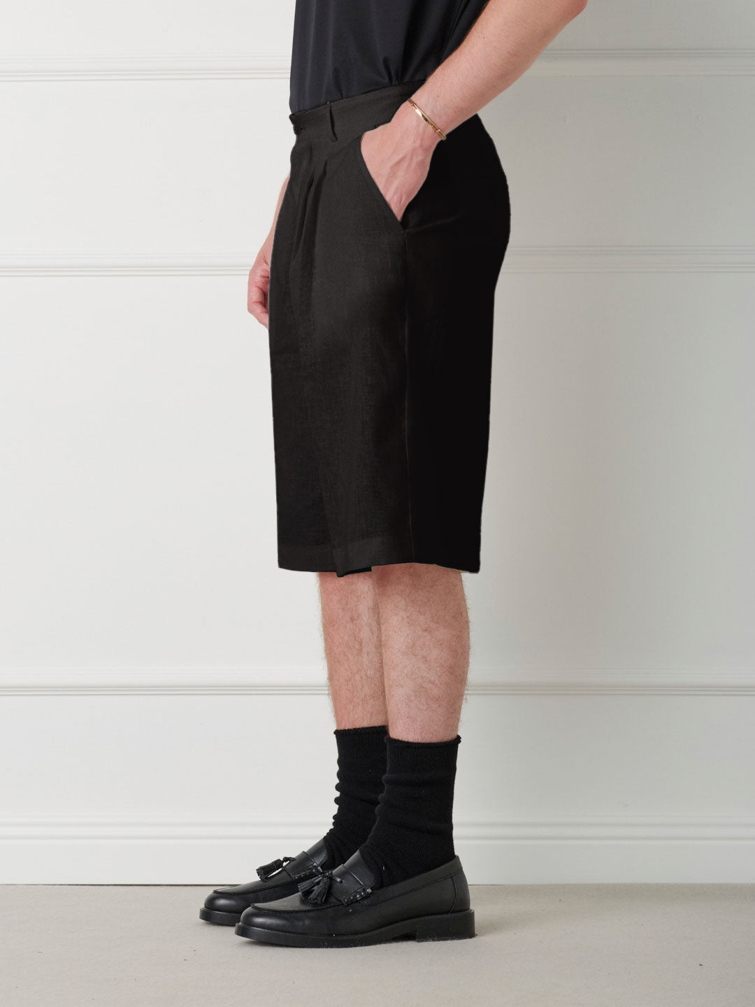 LINEN SHORTS