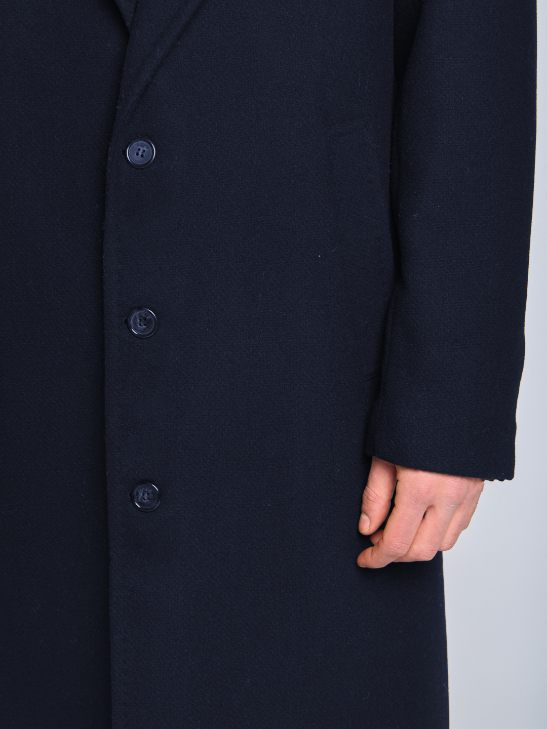 SINGLE WOOL COAT