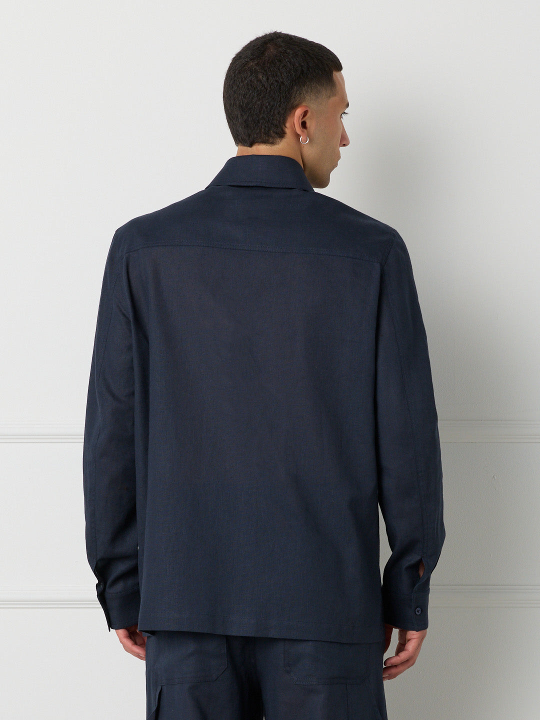 SAHARA - MAXI POCKET LINEN SHIRT