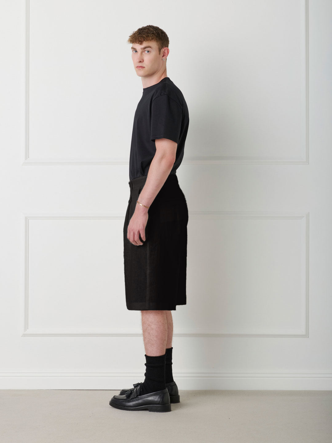 LINEN SHORTS