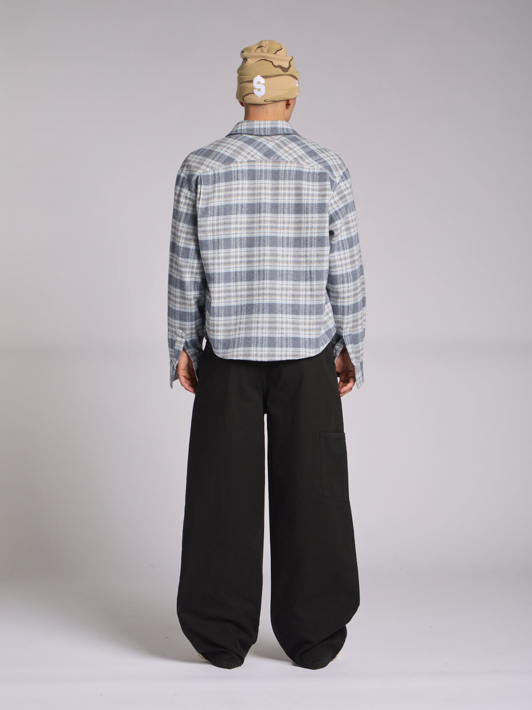 CANVAS PINCE TROUSERS