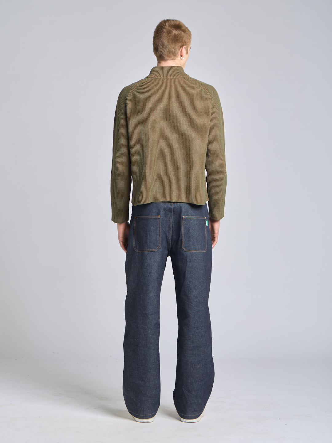 FULL ZIP COTTON SWEATER