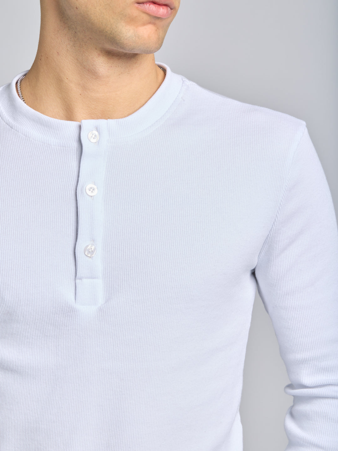 LONG-SLEEVED RIBBED SERAFINO