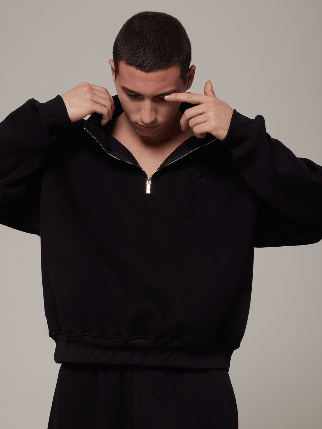 MY PERFECT HALF ZIP HOODIE