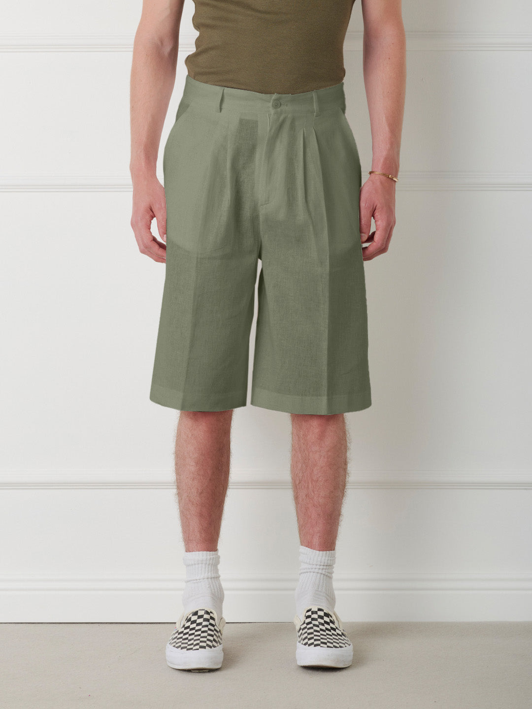 LINEN SHORTS