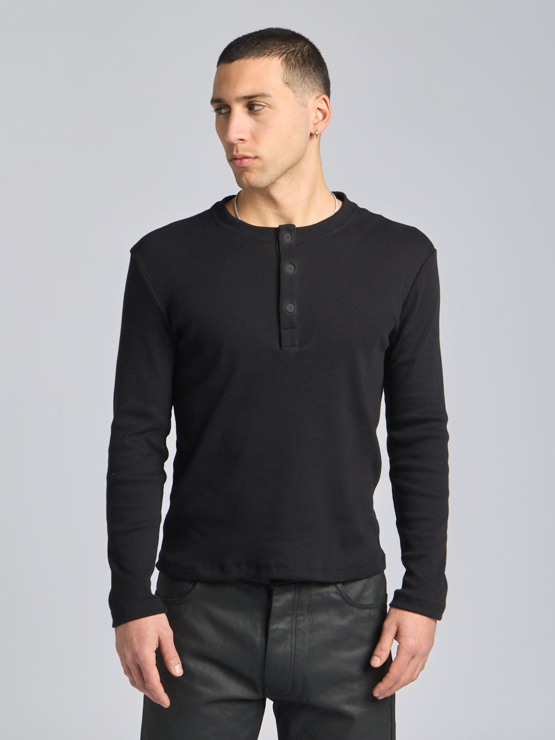 LONG-SLEEVED RIBBED SERAFINO
