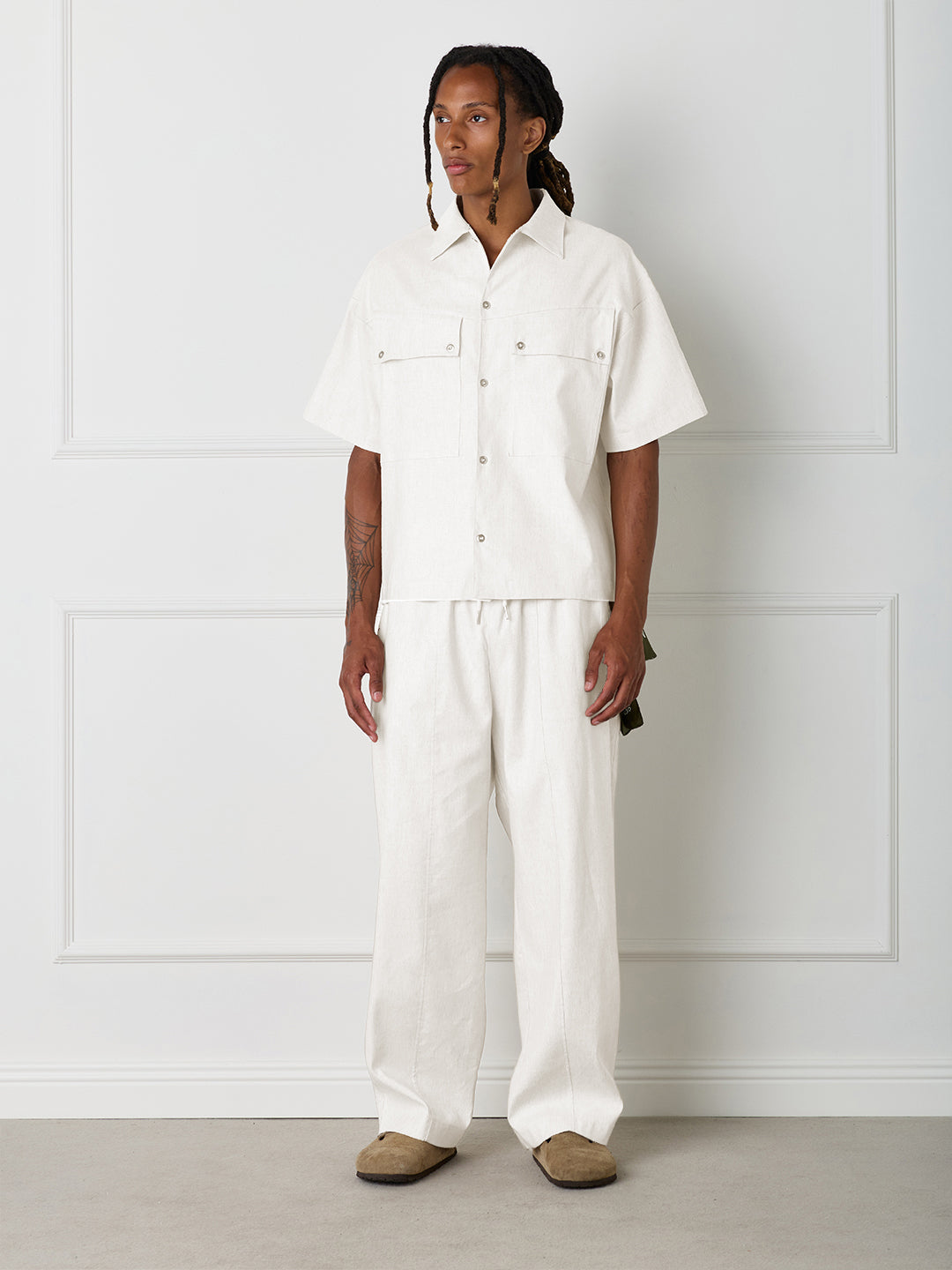 DUNE - LINEN COTTON BIGGY TROUSERS