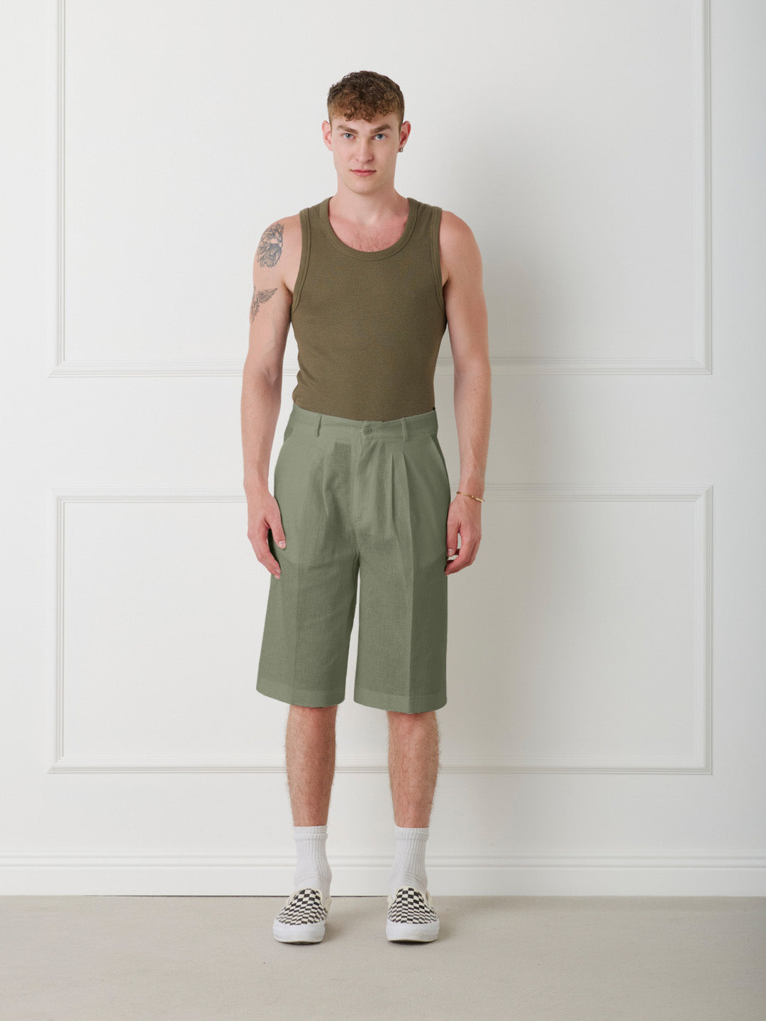 LINEN SHORTS