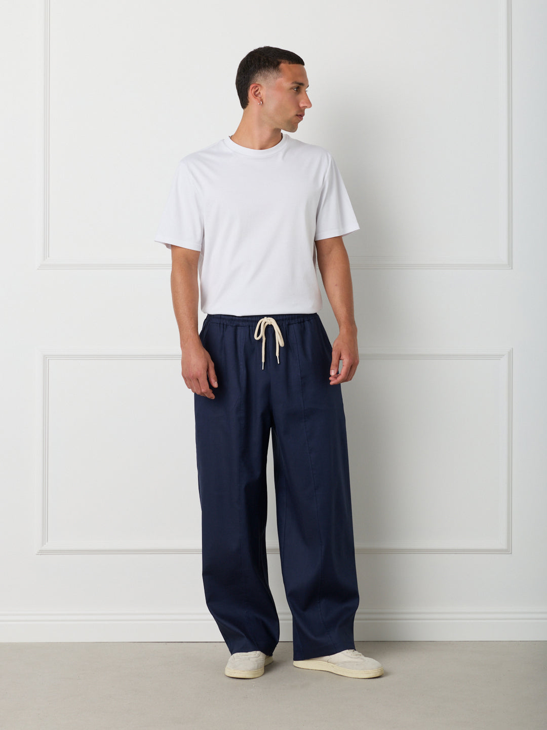 DUNE - LINEN COTTON BIGGY TROUSERS